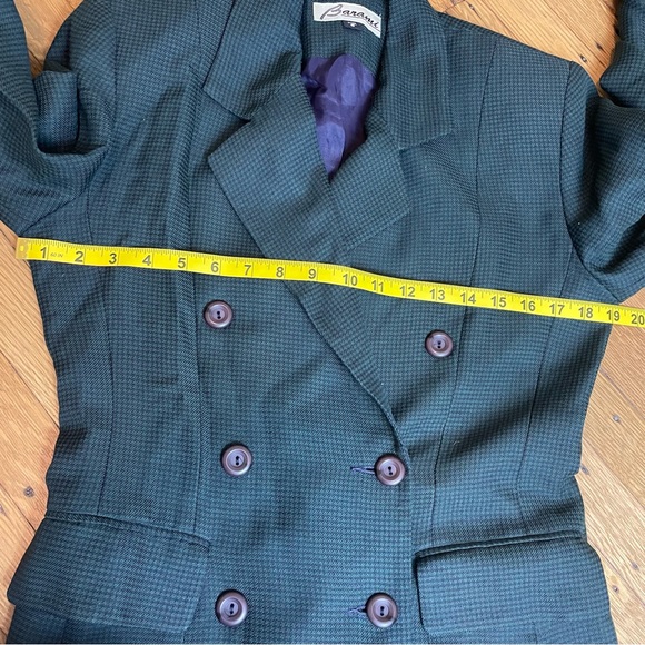 Vintage Houndstooth Double Breasted Blazer - Picture 5 of 5